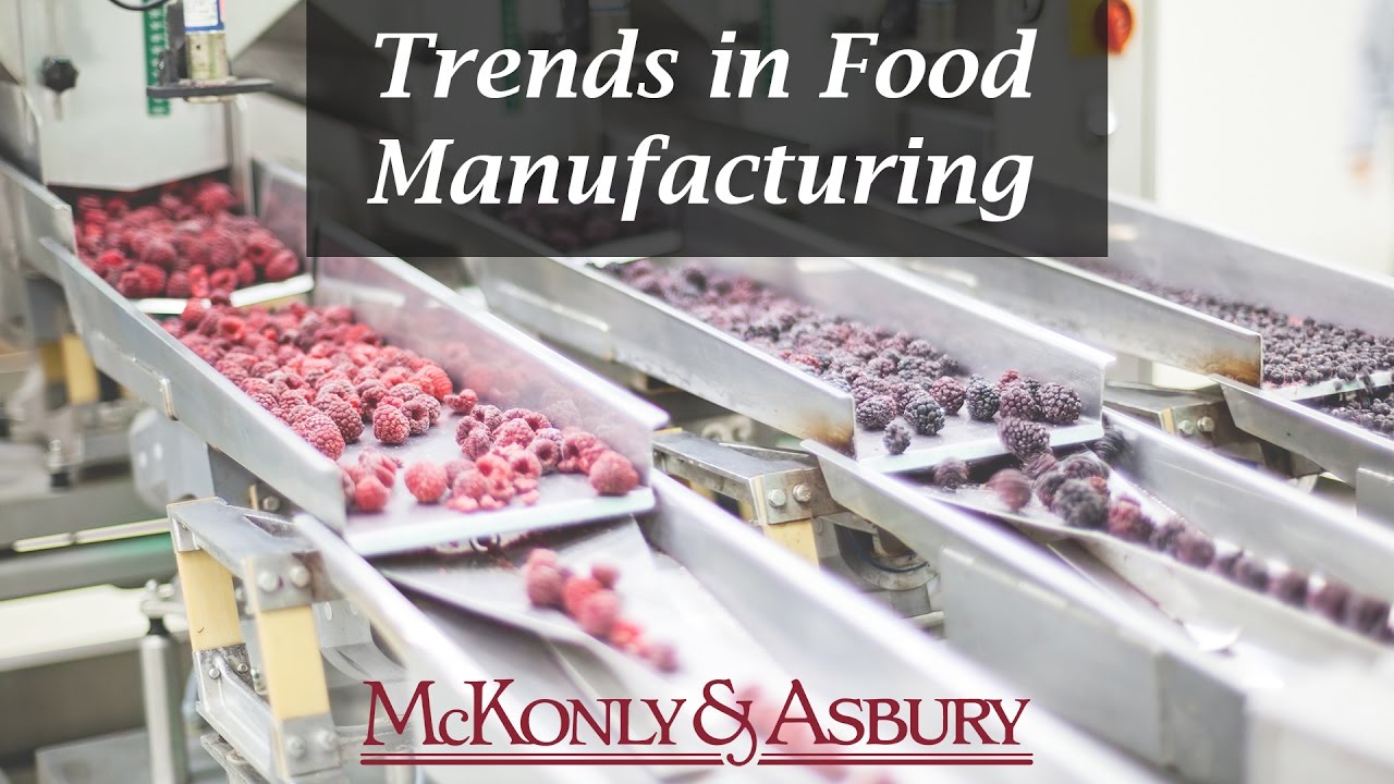 Trends in Food Manufacturing