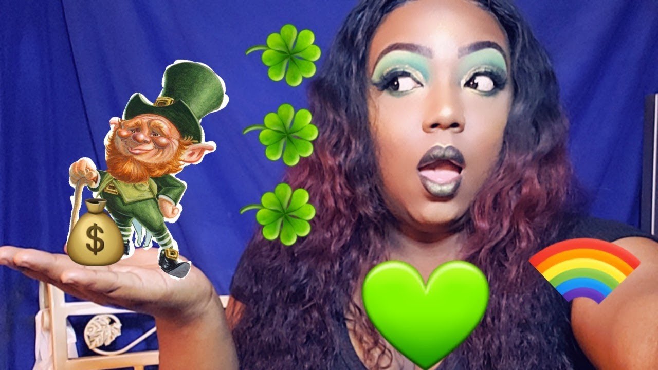 HAPPY ST PATRICKS DAY MAKEUP🍀🍀💰🌈💰
