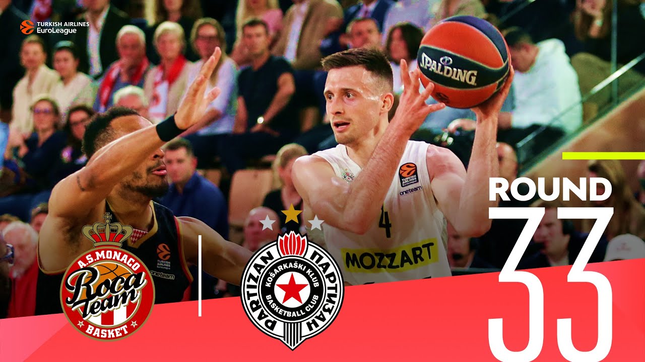 Punter & Leday send Partizan to the playoffs! | Round 33, Highlights | Turkish Airlines EuroLeague