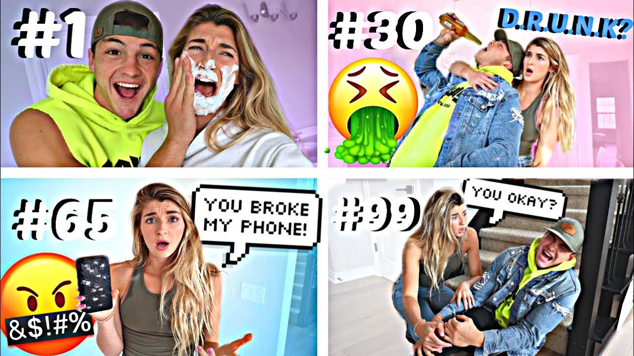 Pranking My Fiance 100 TIMES In The SAME DAY!!!
