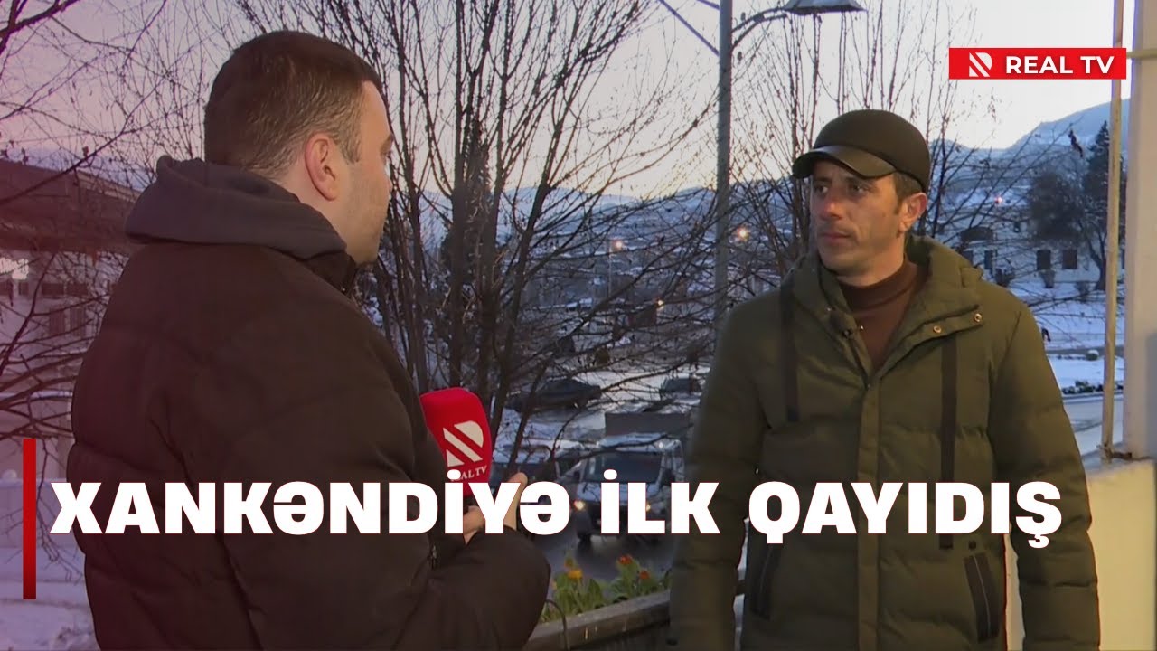 Biz Xankəndidəyik! İllərdir həsrətində qaldığımız qədim Azərbaycan torpağına bu gün ilk köç oldu