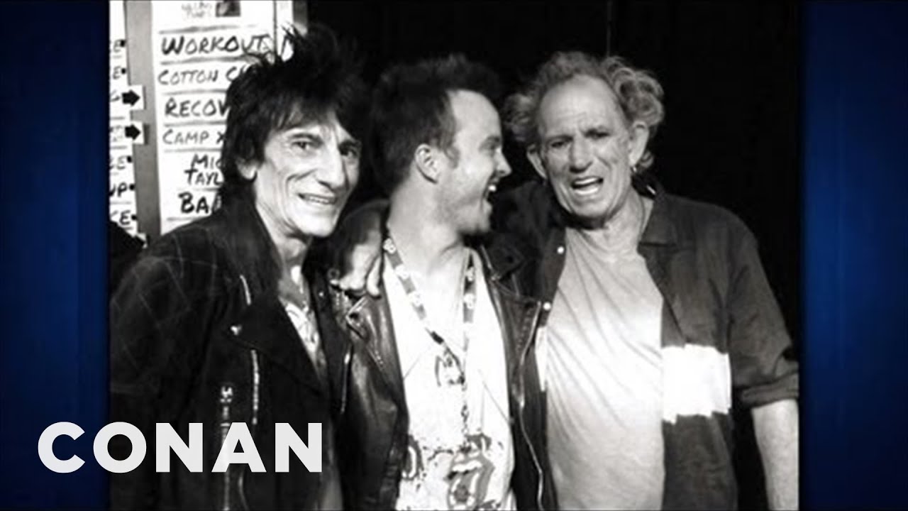 Aaron Paul Got Marital Advice From The Rolling Stones | CONAN on TBS