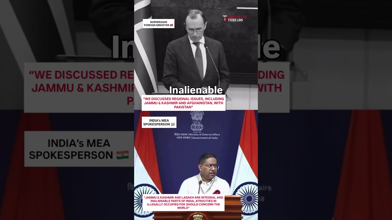INDIA&rsquo;S BEFITTING REPLY TO NORWEGIAN FM #norway #jammuandkashmir #kashmir #oslo #norwegian #nordic