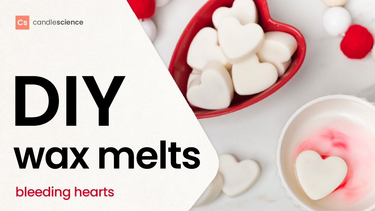 DIY Heart Wax Melts—with a Surprise! | How to Make Valentine Anti-Valentine Galentine Wax Melts