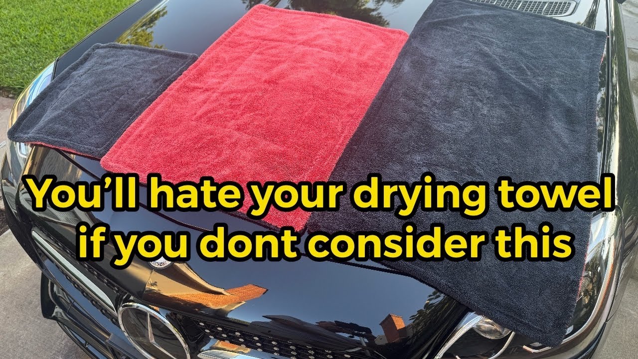 How to pick the right microfiber drying towel & use it, It’s not about the GSM or Size