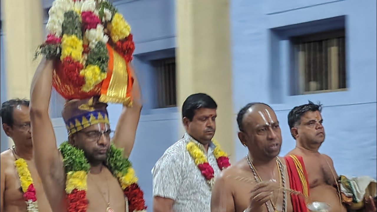 ஶ்ரீவில்லிபுத்தூர் ஆண்டாள் மன்னார் வருஷாபிஷேகம் முதல் திருநாள் பூர்ணாஹுதி/திருமஞ்சனம்/@என்கோதை
