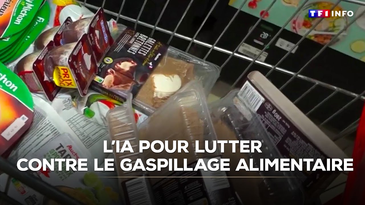 IA : l'intelligence artificielle pour lutter contre le gaspillage alimentaire｜TF1 INFO