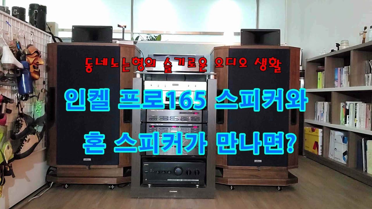 인켈 프로165 스피커에 혼 스피커를 결합시키면? 사이다 보다 톡 쏘는 고음의 향연 대박!