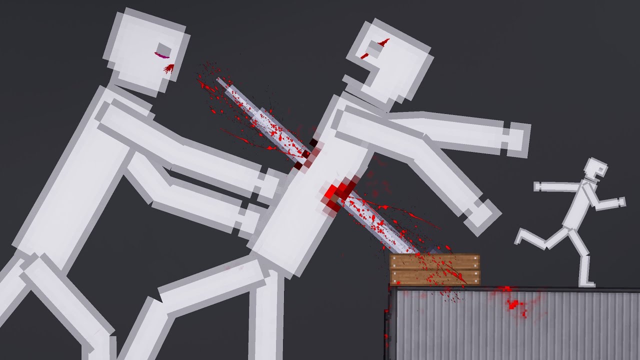 Giant Humans Fight Each Other In People Playground