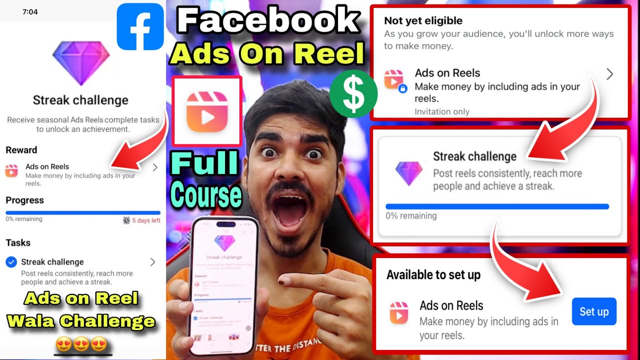 Facebook Ads on Reels Full Course | Streak Challenge | Facebook Full Course | Facebook Monetization