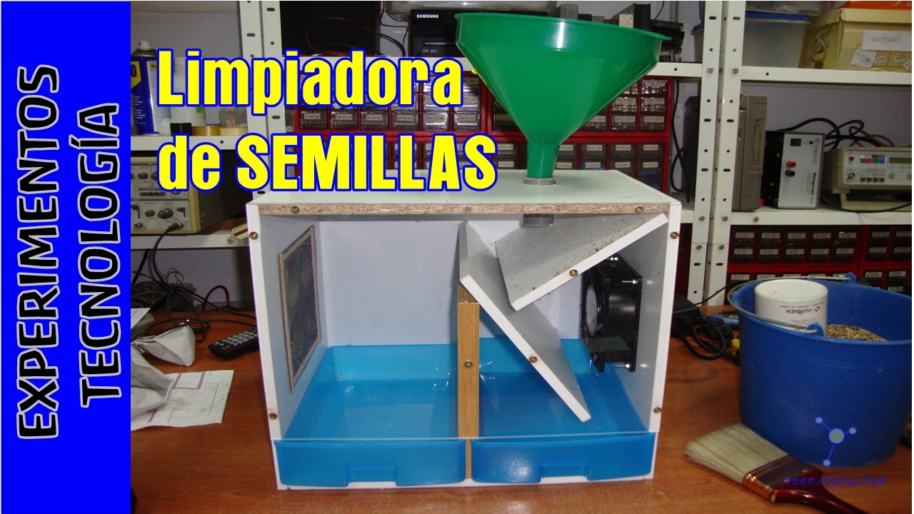 Maquina limpiadora de semillas. Seed cleaner