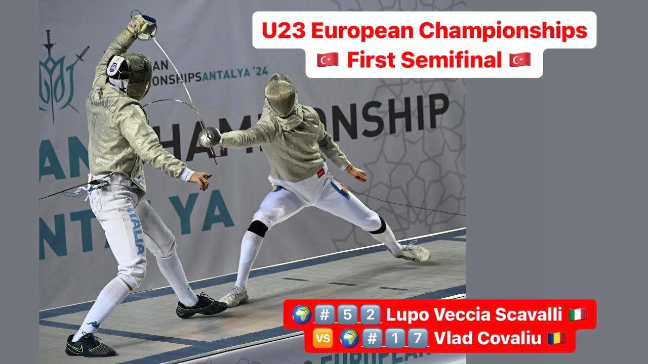 European Championships 2024 U23MS - L4 - Lupo Veccia Scavalli ITA v Vlad Covaliu ROU