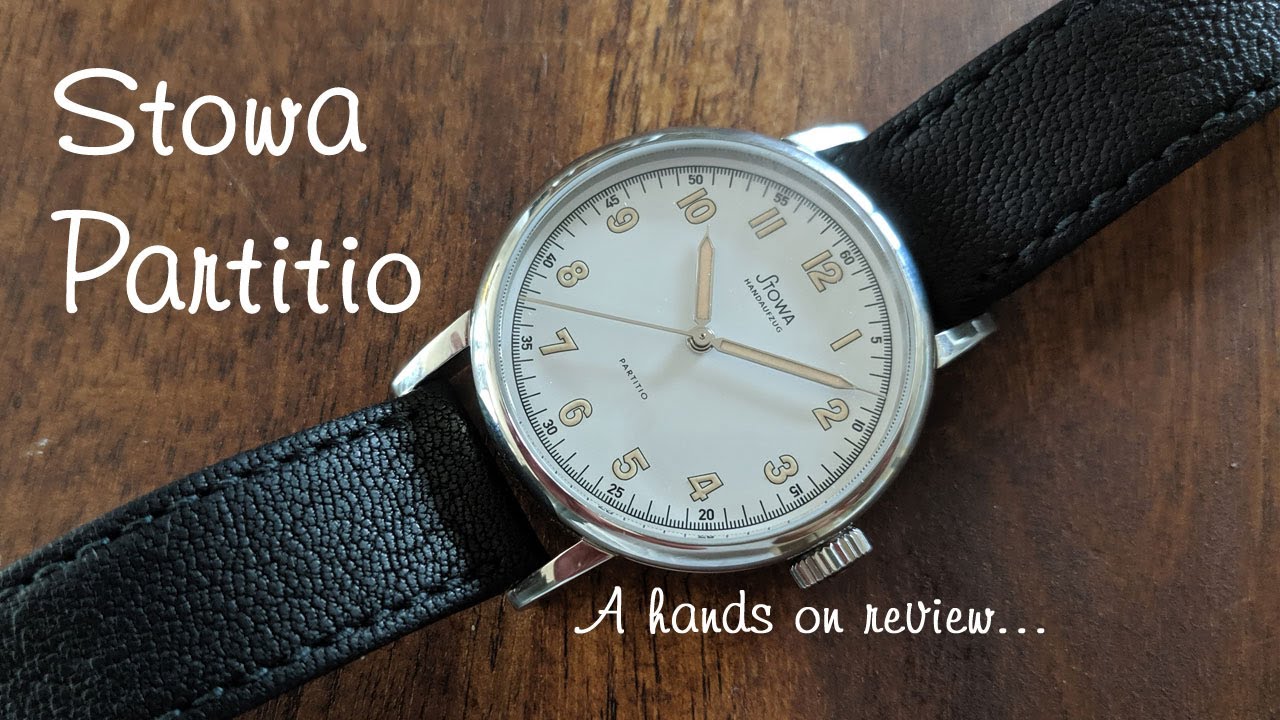 Stowa Partitio handwinding watch - a hands on review