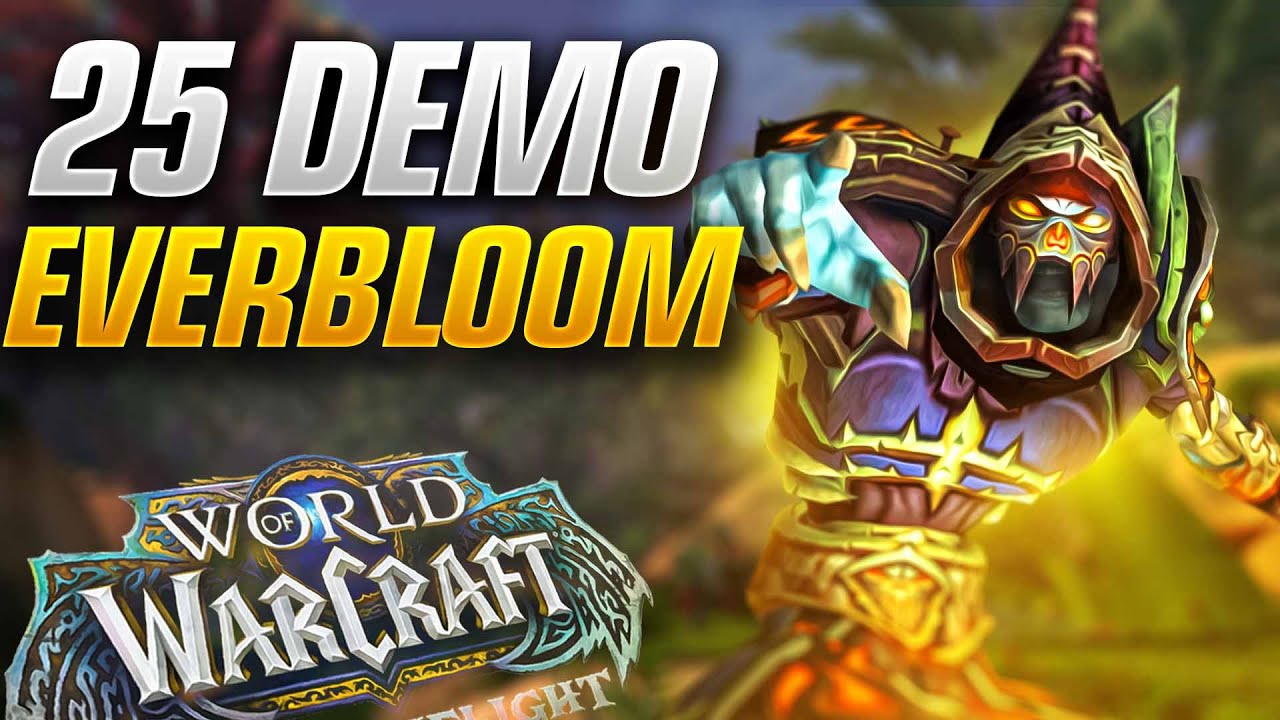 +25 Everbloom Demonology Warlock POV | Shadow Invocation Testing
