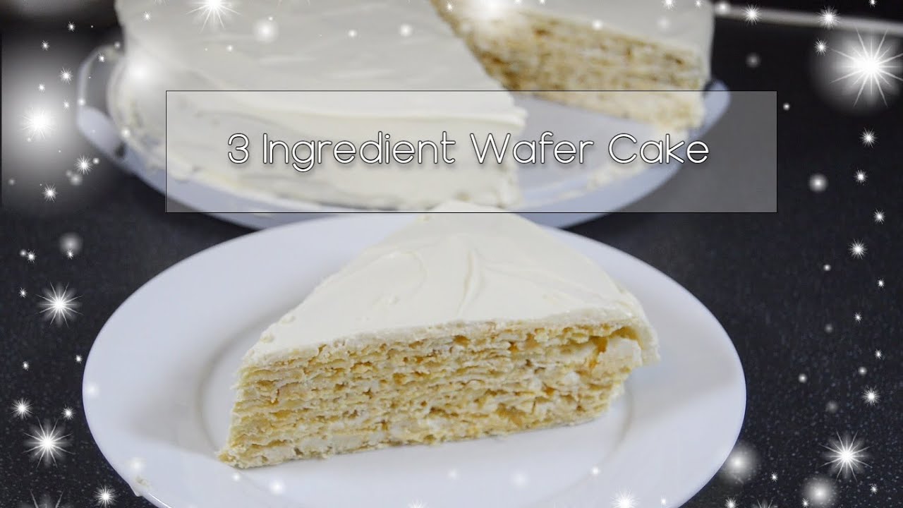 3 Ingredient Wafer Cake