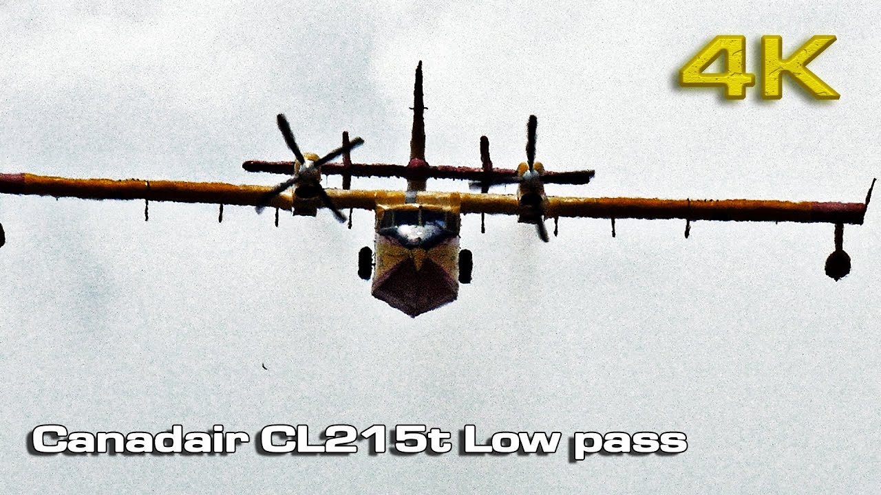 Canadair CL215t Low pass at VLC!