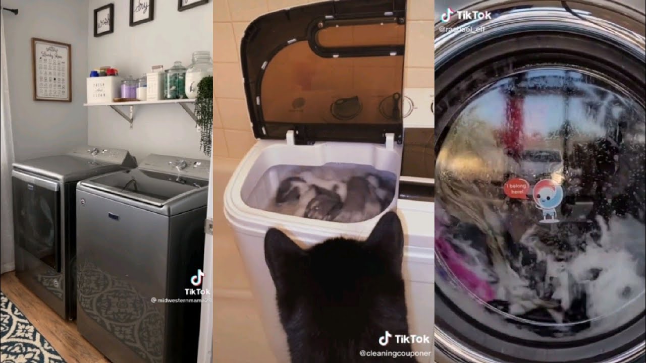 16th request: Oddly Satisfying ASMR Laundry Compilation 🧺