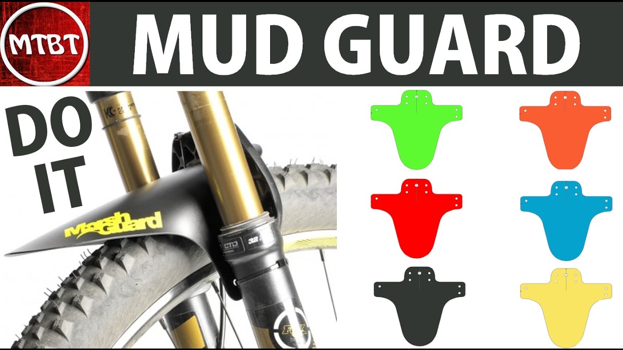 Making marsh guard mtb mud front fender mud guard tutorial do it at low cost template  parafango MTB