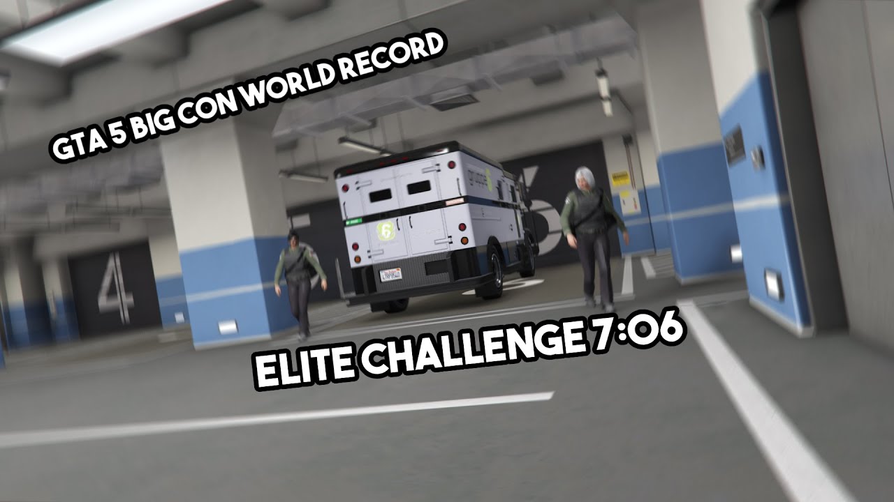 GTA 5 Casino Heist Speedrun Big Con 7:06 + elite challenge