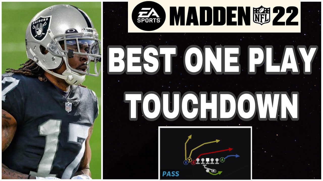 MADDEN 22 - BEST ONE PLAY TOUCHDOWN 😱  GAME BREAKING PLAY 🕹 NEVER LOSE AGAIN
