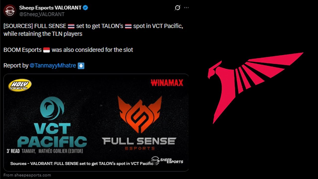 FULL SENSE Join VCT Pacific In 2026 - What does this mean For Ex Talon Roster In 2026???