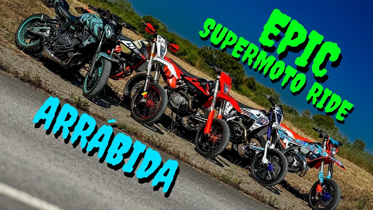 ARRÁBIDA GOES CRAZY EPIC SUPERMOTO RIDE🔥🔥🤯