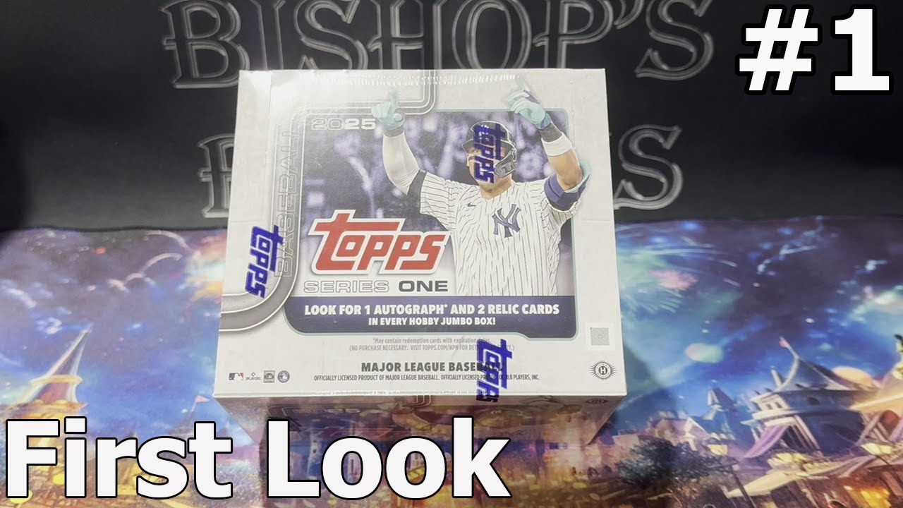 *First Look at 2025 Topps Flagship* 2025 Topps Series 1 Jumbo Box Opening
