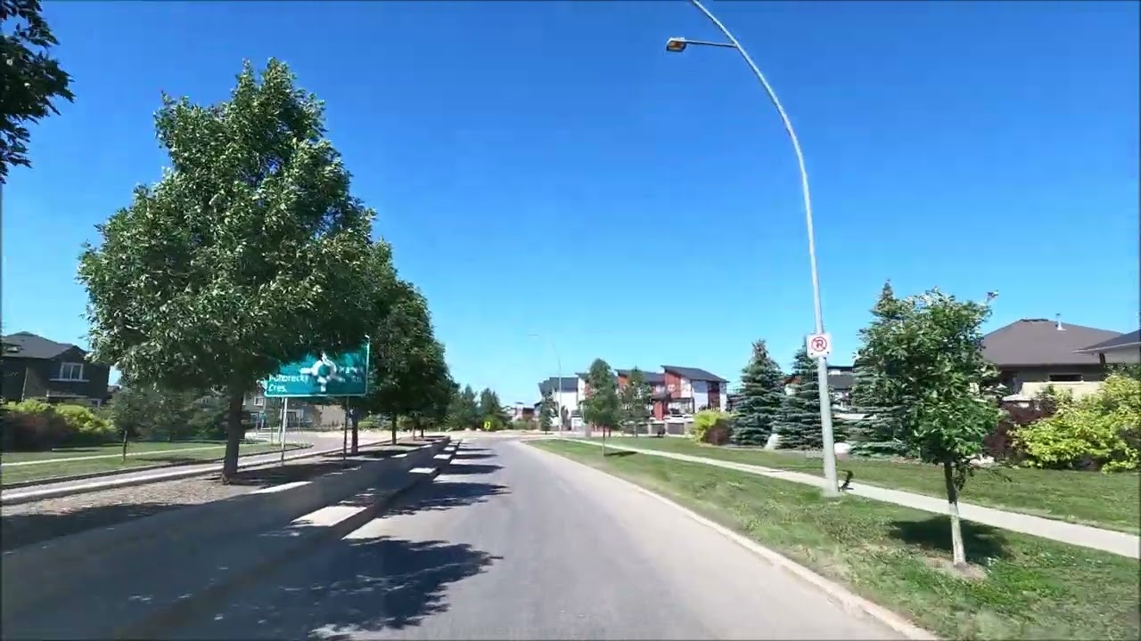 Driving tour of Evergreen in Saskatoon, Saskatchewan [4K]