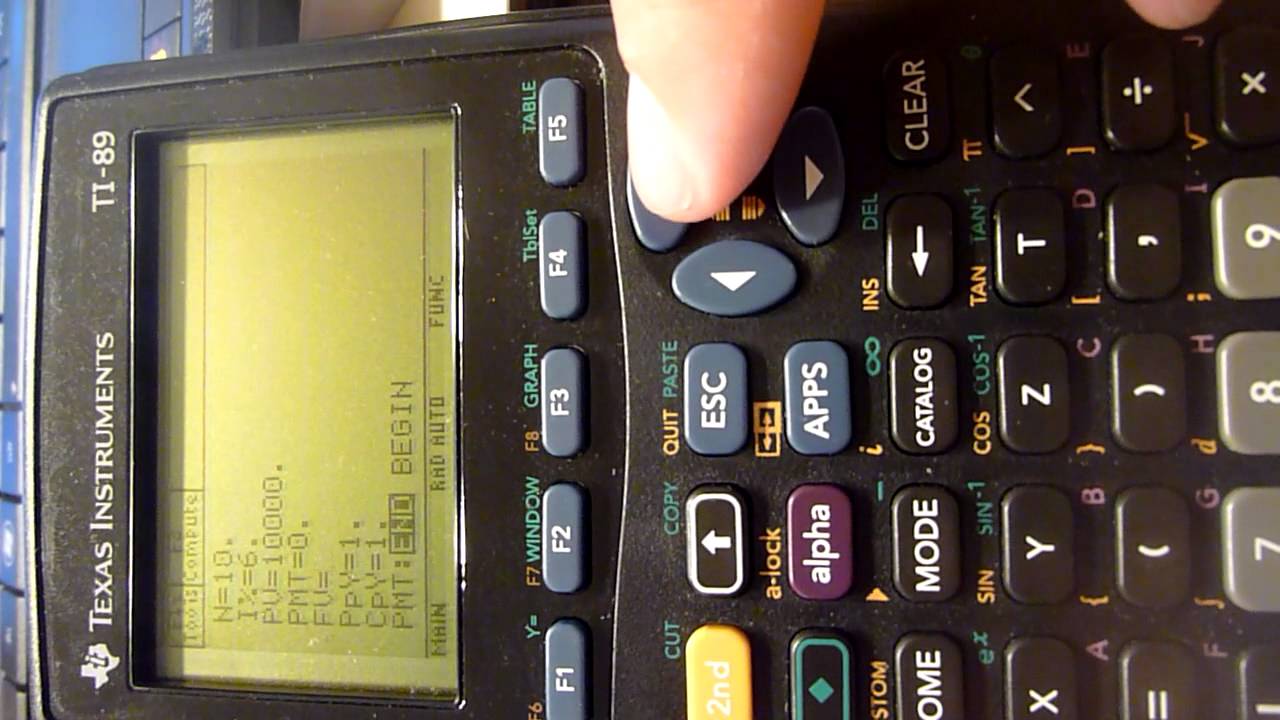 How to Open Finance App CellSheet, etc. on the TI-