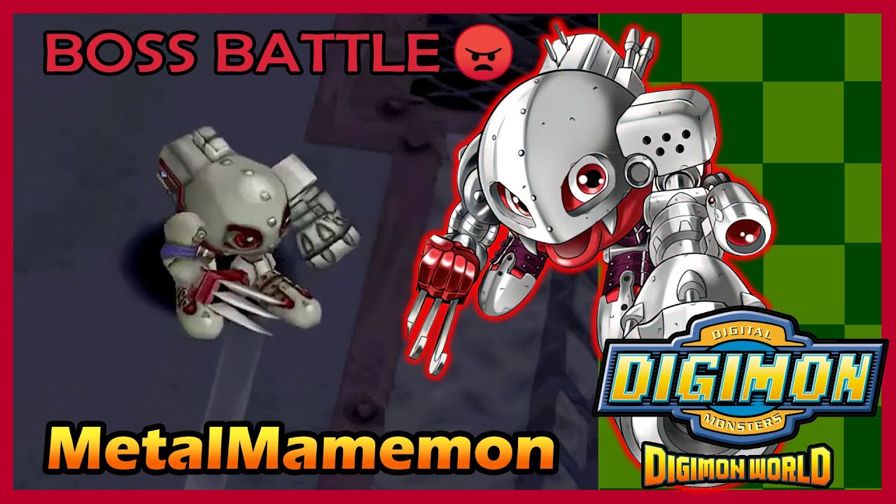 Digimon World HD Remaster MetalMamemon Boss Battle