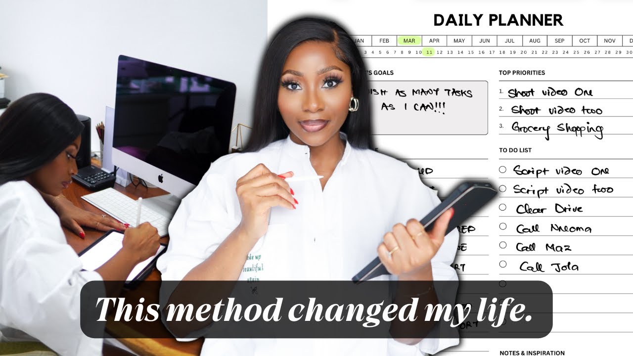 KICKSTART YOUR PRODUCTIVITY: HOW TO PLAN YOUR DAY & CRUSH LAZINESS