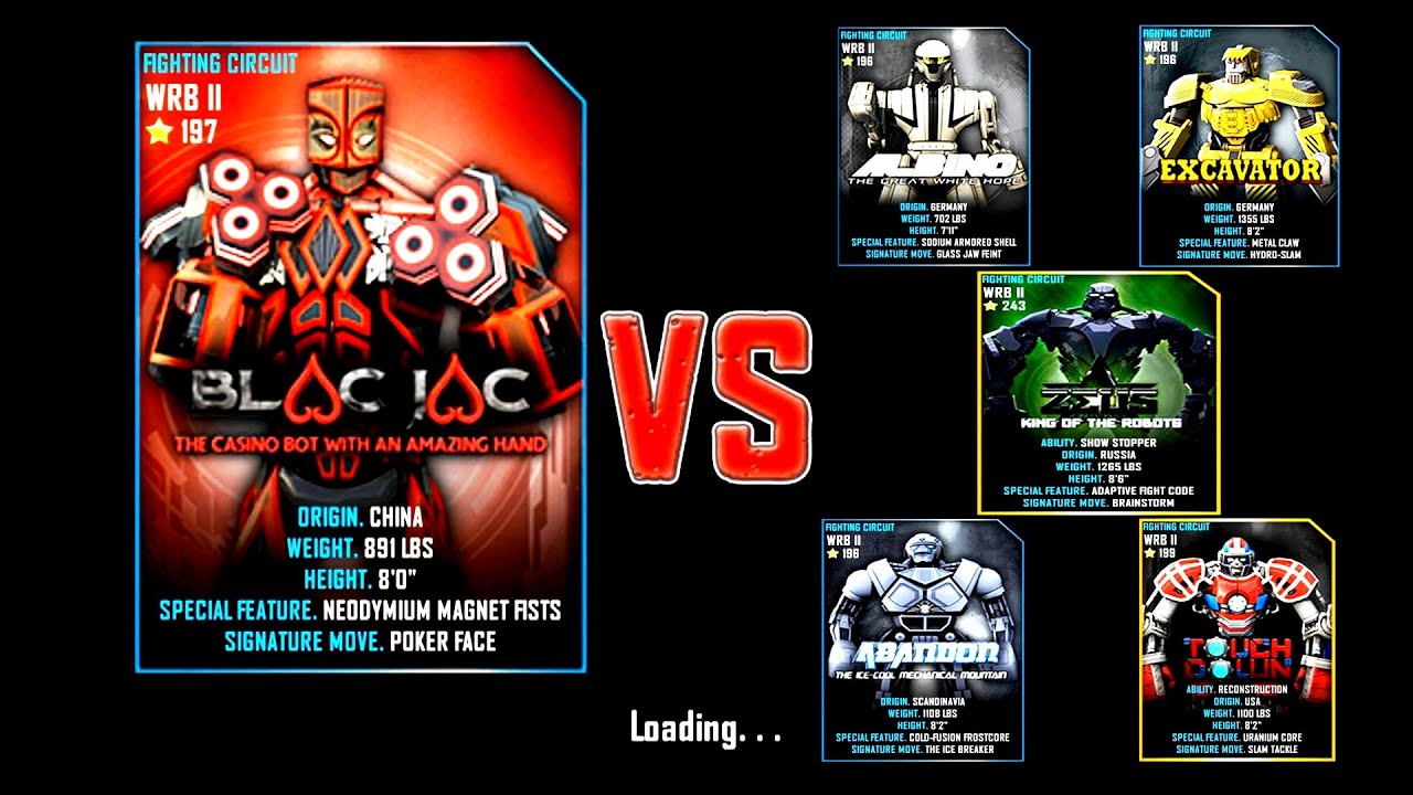 Real Steel WRB II FINAL Blac Jac Series of fights NEW ROBOT (Живая Сталь)