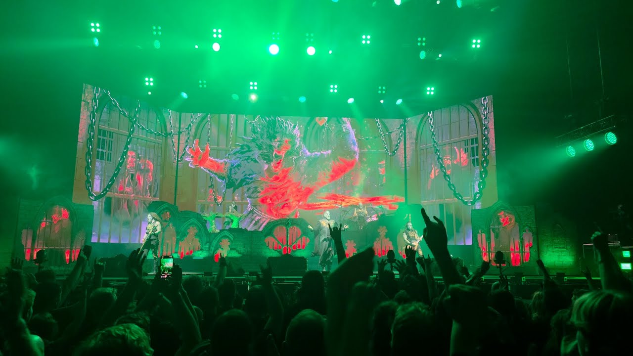 Powerwolf - Incense and Iron live at Scandinavium, Göteborg (Gothenburg) Sweden. 25/2/26