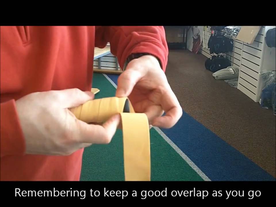 How to put on a chamois grip from total-hockey.com