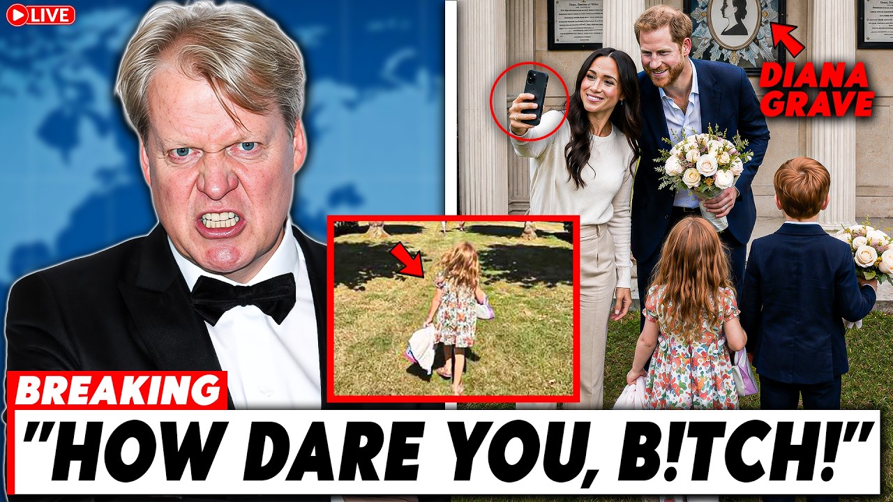 Charles Spencer FURIOUS After Meghan Posts Diana's Private Grave Photos!
