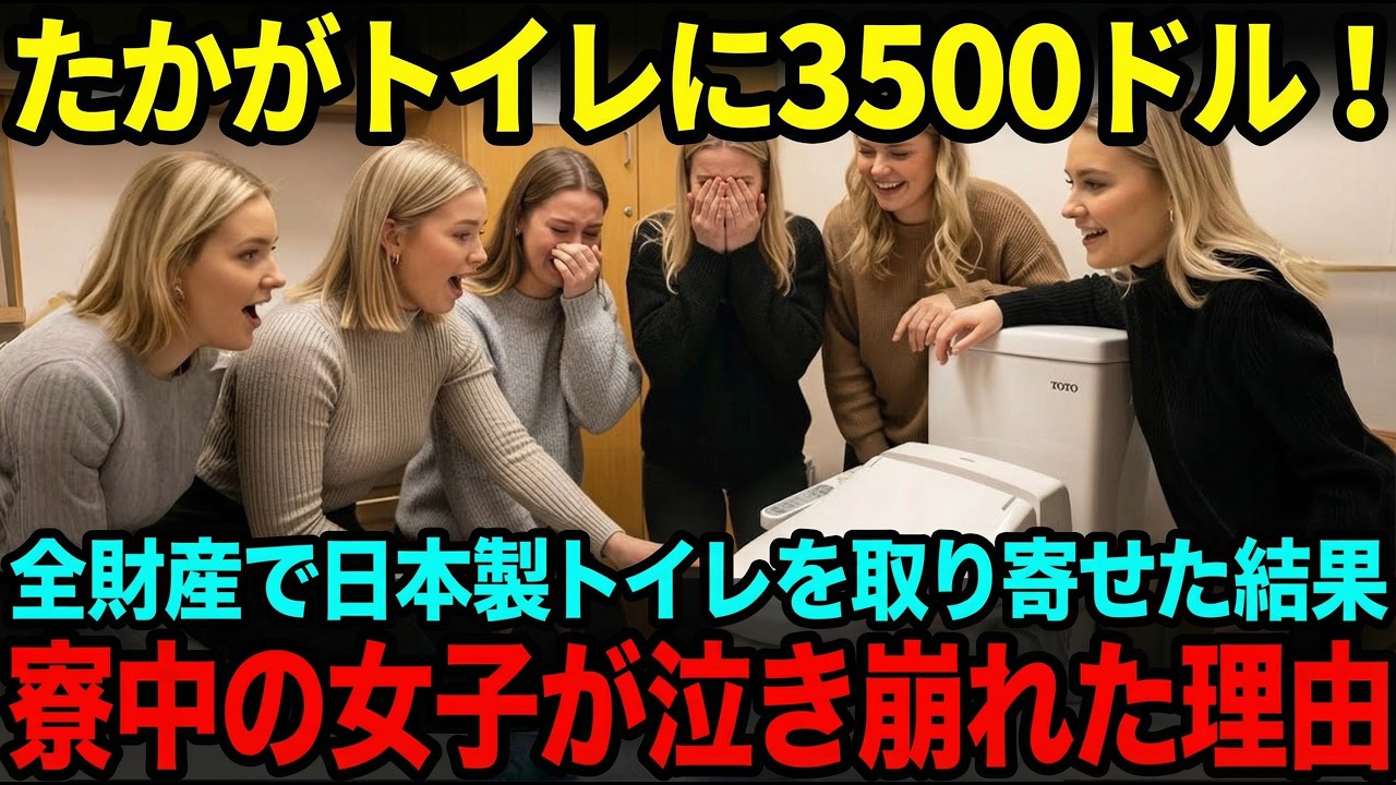 【海外の反応】「たかがトイレに3500ドル？」ルームメイト全員に狂人扱いされた女子大生が日本製トイレ