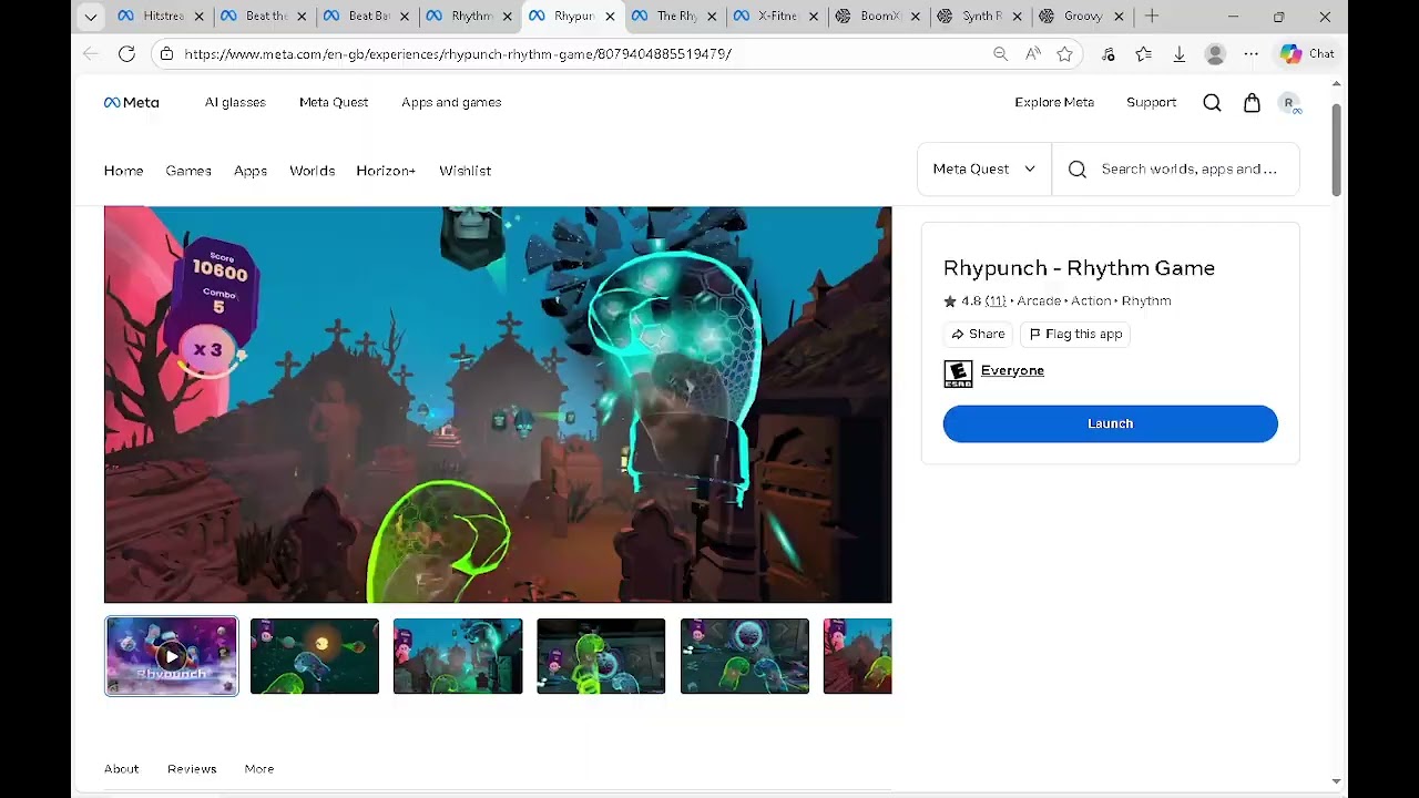 My top 7 FREE VR music rhythm games available for download from the Meta Quest Store