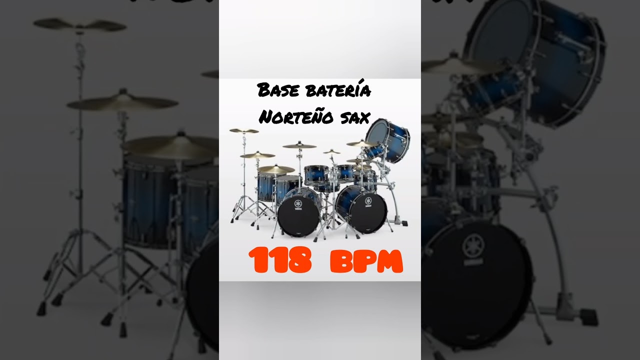 BASE BATERIA 2/4 NORTEÑO SAX 118 BPM