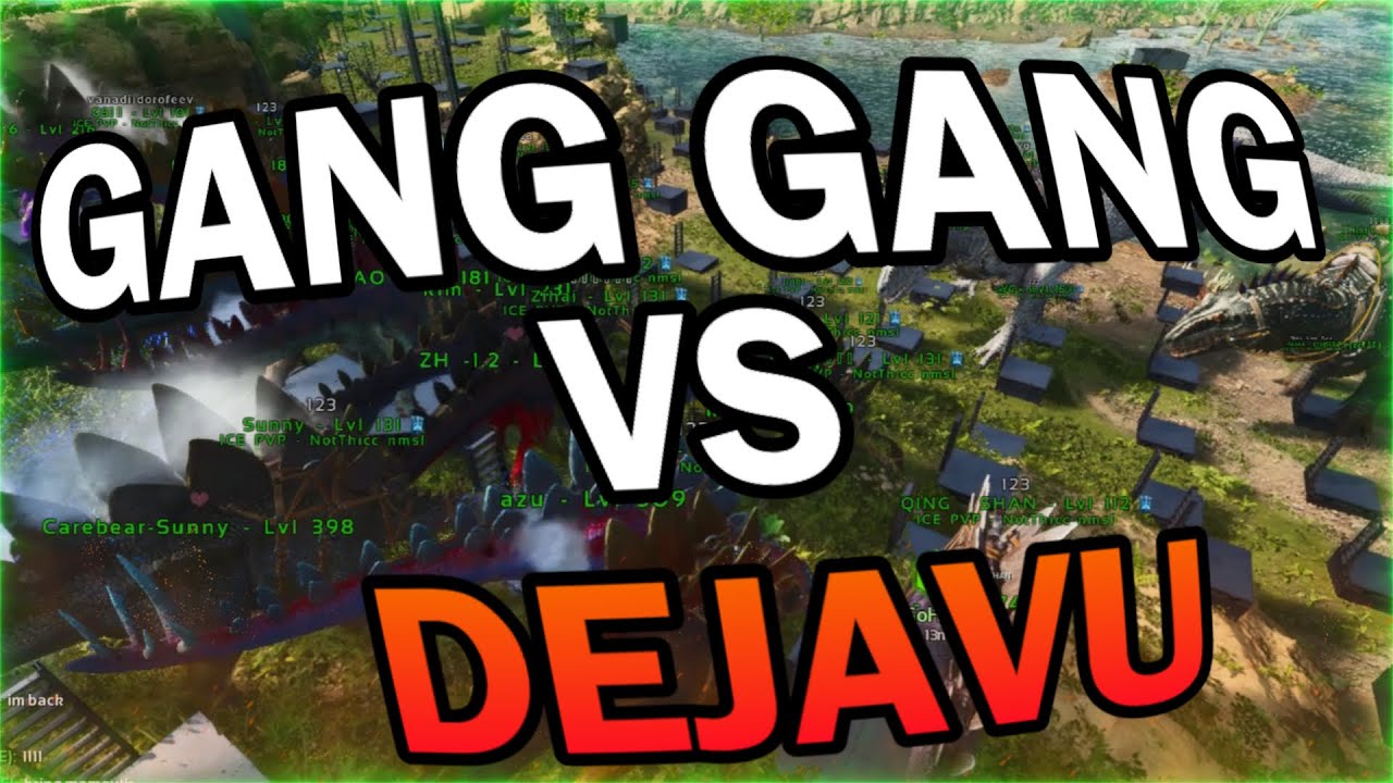 WIPING TRASH TALKERS DEJAVU | GANG GANG | Ark Ascended Official PvP