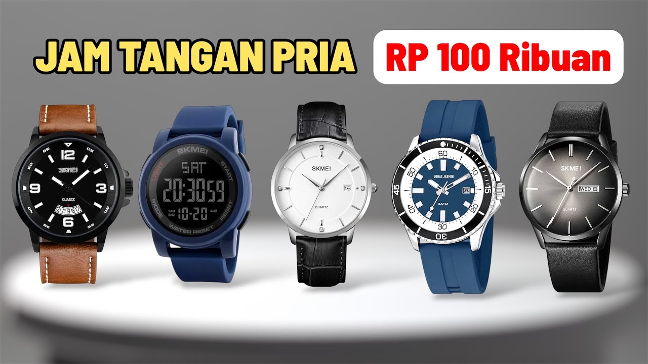 TOP 5 Jam Tangan Pria Murah Berkualitas | Tonton Dulu Sebelum Beli
