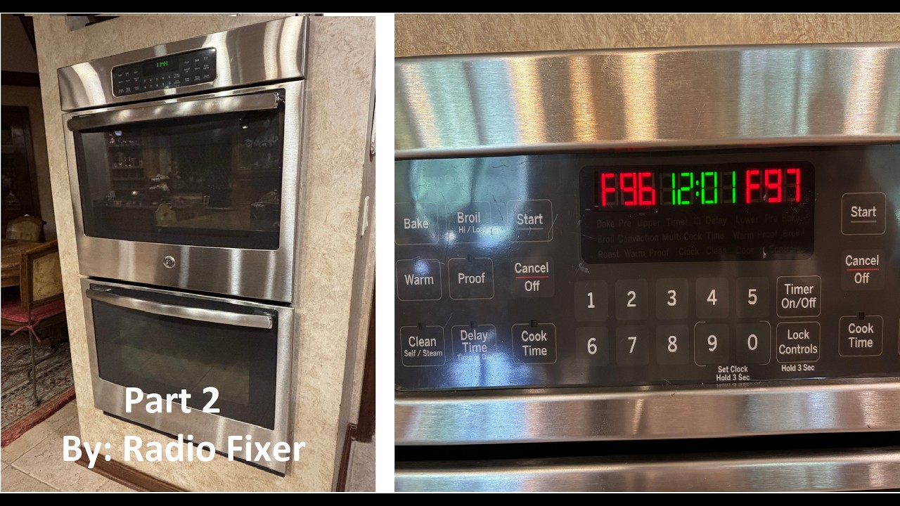 Part 2 – How to Fix Double Oven Error F96 and F97 | Replace Cooling Fan & Fan Sensor Board