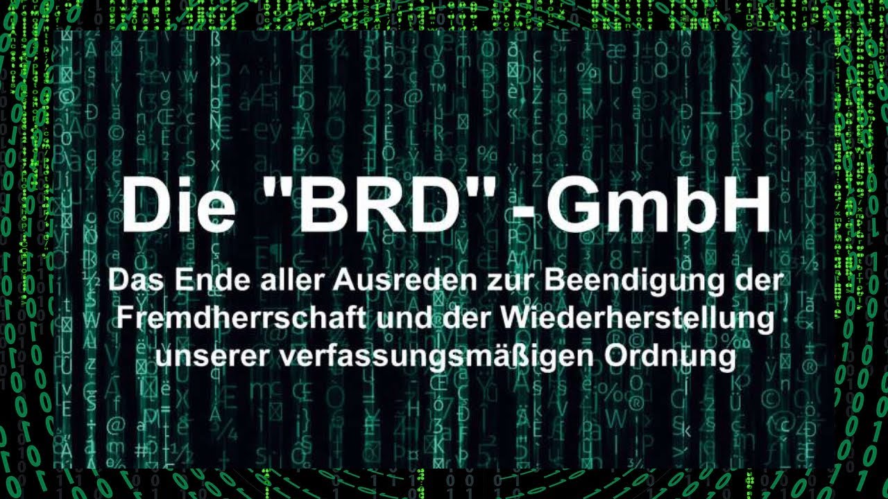 Dr. Klaus Maurer - Die BRD-GmbH
