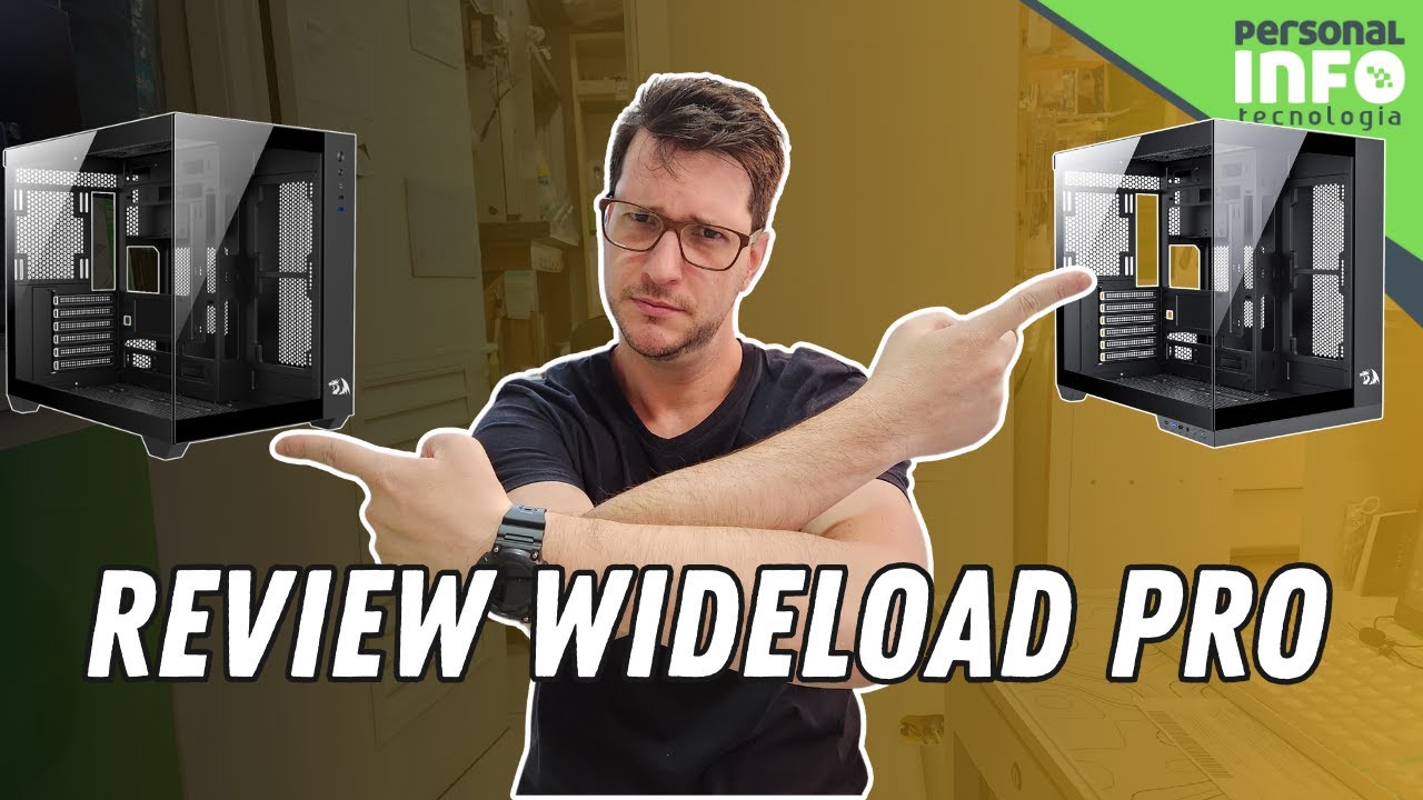 Análise Wideload PRO Redragon! Review Gabinete AQUÁRIO evoluído!