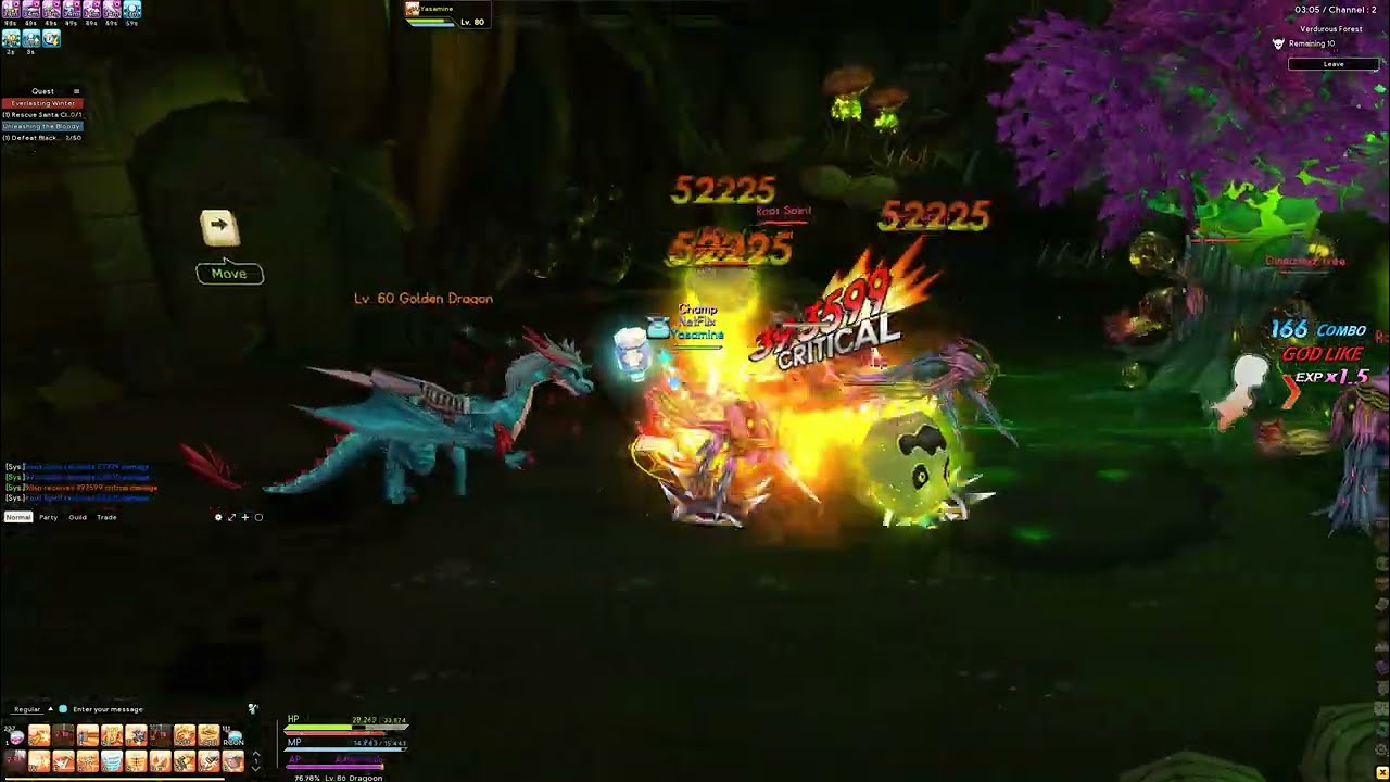 Dragoon K9 – F8 Expert mode -  VF Vendurous Forest in 6 mins (ReDragonica)