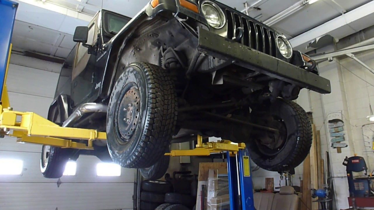 Clutch Master and Slave Cylinder Replacement on a Jeep Wrangler TJ