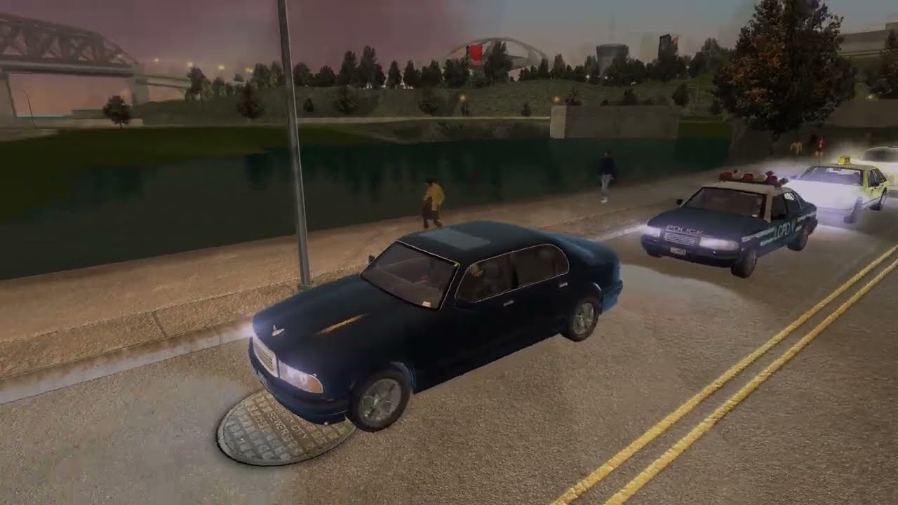 GTA 3 FIRST dynamic shadows test