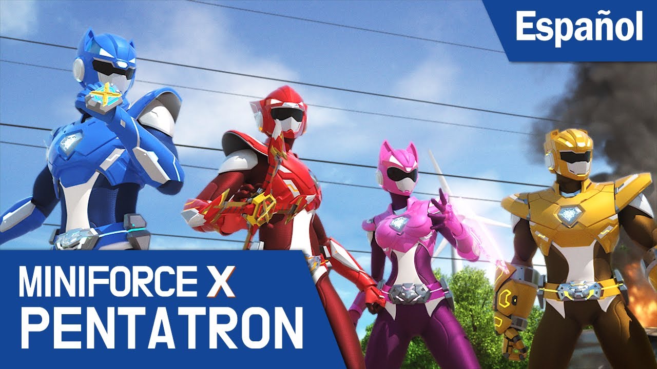 [MiniforceX PENTATRON] ep03: CAOS DE CAMINO AL CAMPAMENTO. (Español Latino)