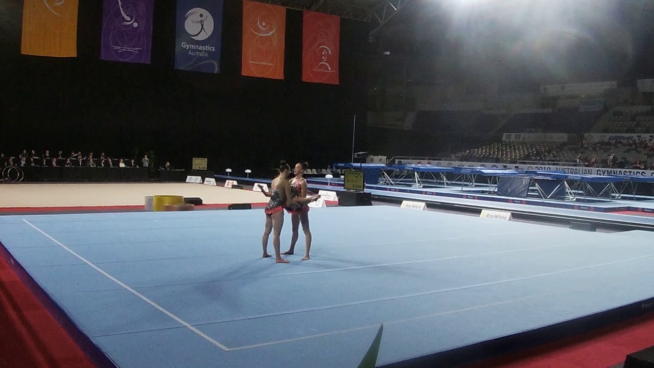 Nationals 2019 - Level 8 Trio Dynamic - Madlen, Tegan & Ava
