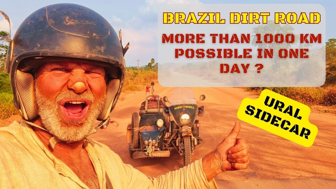 🇧🇷 BRÉSIL 1'026 KM EN UN JOUR DONT 200 KM DE LATÉRITE  [S3-E17] Tour du monde en side-car Ural