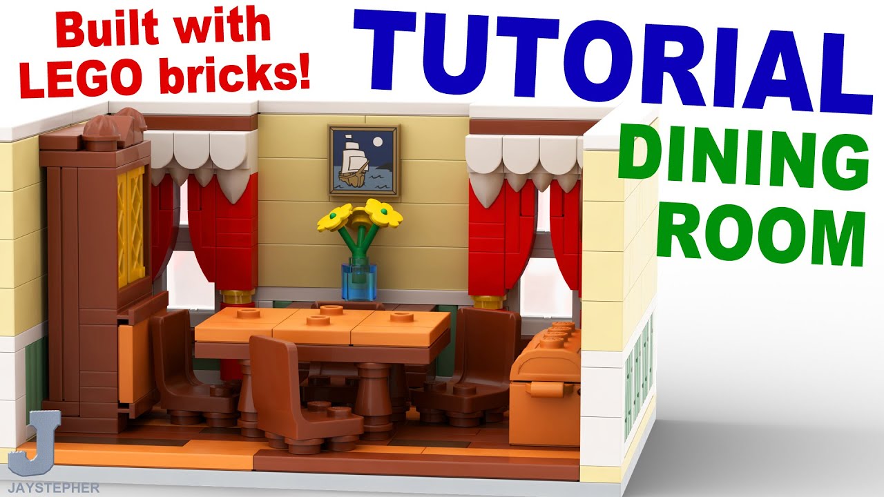 LEGO Dining Room How To Tutorial